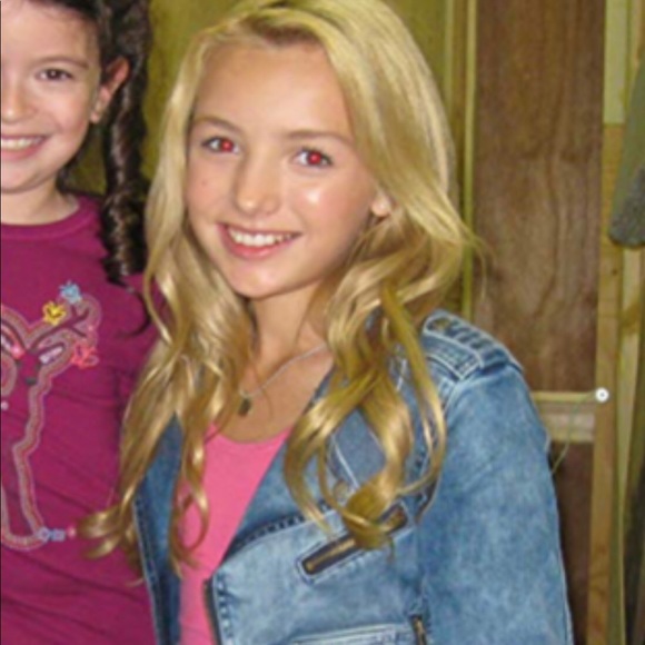 Girls Jean Moto Jacket as seen on Peyton List - Picture 2 of 5